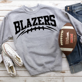 Blazers Black Football Arched Digital Download