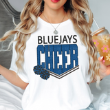 Bluejays Cheer Glitter Digital Download