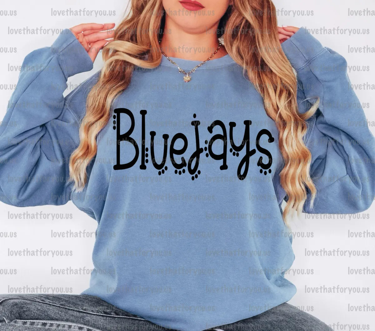 Bluejays Dotted Doodle Digital Download