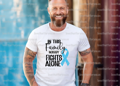 Blue Ribbon In this Family No One Fights Alone Digital Download