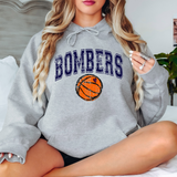 Bombers Basketball Arch Distressed PNG Digital Download