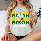 Baseball Bison Bookworm Repeat Digital Download