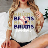 Baseball Bruins Bookworm Repeat Digital Download