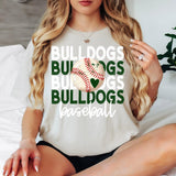 Baseball Bulldogs Bookworm Repeat Digital Download