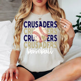 Baseball Crusaders Bookworm Repeat Digital Download