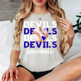 Baseball Devils Bookworm Repeat Digital Download