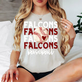 Baseball Falcons Bookworm Repeat Digital Download