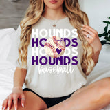 Baseball Hounds Bookworm Repeat Digital Download