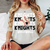 Baseball Knights Bookworm Repeat Digital Download