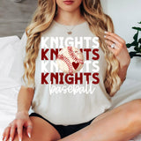 Baseball Knights Bookworm Repeat Digital Download
