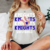 Baseball Knights Bookworm Repeat Digital Download