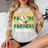 Baseball Panthers Bookworm Repeat Digital Download