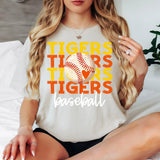 Baseball Tigers Bookworm Repeat Digital Download