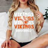 Baseball Vikings Bookworm Repeat Digital Download