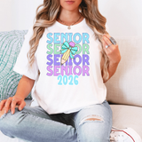 Senior 2026 Bookworm Repeat Checker Pencil Digital Download