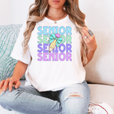 Senior Bookworm Repeat Checker Pencil Digital Download