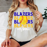 Softball Blazers Bookworm Repeat Digital Download