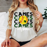 Softball Canes Bookworm Repeat Digital Download