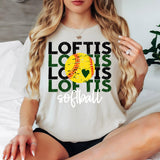 Softball Loftis Bookworm Repeat Digital Download