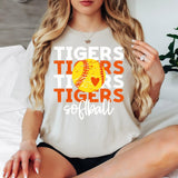Softball Tigers Bookworm Repeat Digital Download
