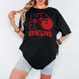 Bowling Grunge Circle Digital Download