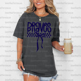 Braves Simple Bow PNG Digital Download