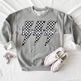 Braves Retro Bolt Black & White Checker Teams Digital Download
