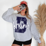 Bruins Stripes Varsity Team Digital Download
