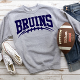 Bruins Navy Football Arched Digital Download