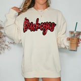 Buckeyes Crackle Cursive Teams Digital Download
