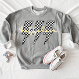 Buffaloes Retro Bolt Black & White Checker Teams Digital Download
