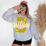 Buffalos Stripes Varsity Team Digital Download