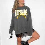 Buffalos Team Arch with Bow White/Yellow Digital Download