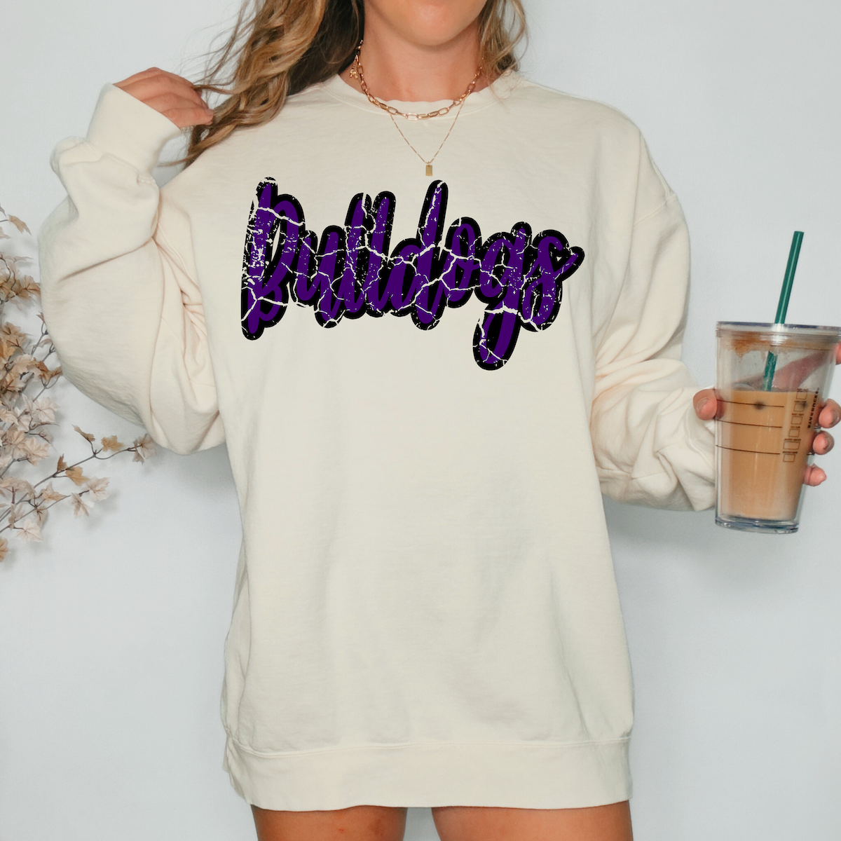 Bulldogs Crackle Cursive Teams Digital Download – LoveThatForYou