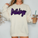 Bulldogs Crackle Cursive Teams Digital Download