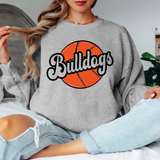 Bulldogs Retro Basketball Digital Download