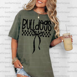 Bulldogs Simple Bow PNG Digital Download