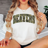 Beavers Camo Varsity Curved Digital Download