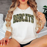 Bobcats Camo Varsity Curved Digital Download