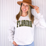 Florida Camo Varsity Curved Digital Download
