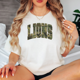 Lions Camo Varsity Curved Digital Download
