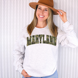 Maryland Camo Varsity Curved Digital Download