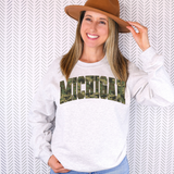 Michigan Camo Varsity Curved Digital Download