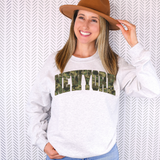 New York Camo Varsity Curved Digital Download