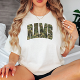 Rams Camo Varsity Curved Digital Download