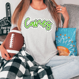 Canes Outline Polka Dot Digital Download