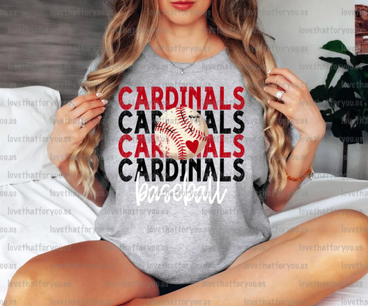 Cardinals Baseball Repeating Digital Download