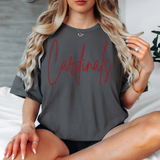 Cardinals Script  School Mascot Background PNG Digital Download