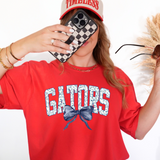 Gators Blue Floral Navy Bow Digital Download