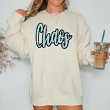 Chaos Crackle Cursive Teams Digital Download